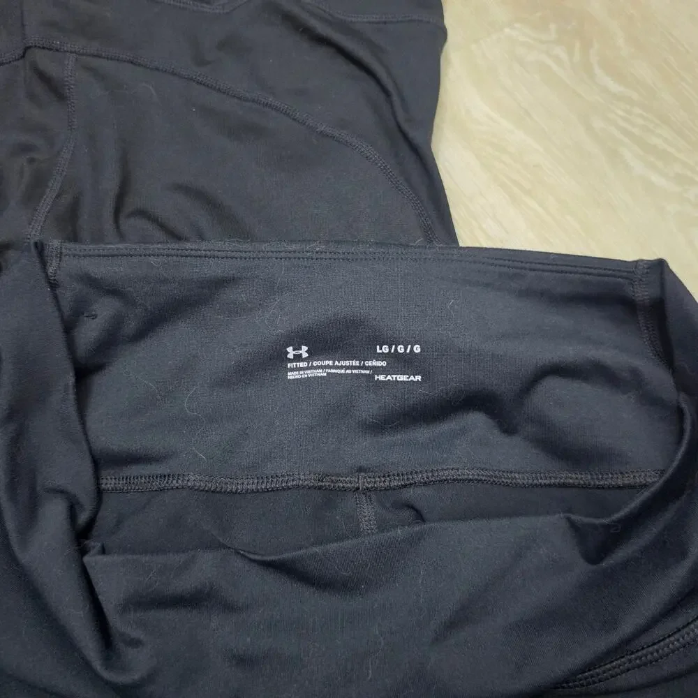 Lot of 3 Women's Athletic Leggings Size Large Nike Under Armour
